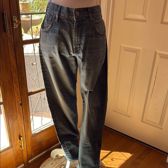 7 For All Mankind Blue Straight Leg Jeans Versatile Style - Picture 1 of 16